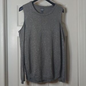 Soho New York & Company STREET cold shoulder‎ Women's Sweater Size Large